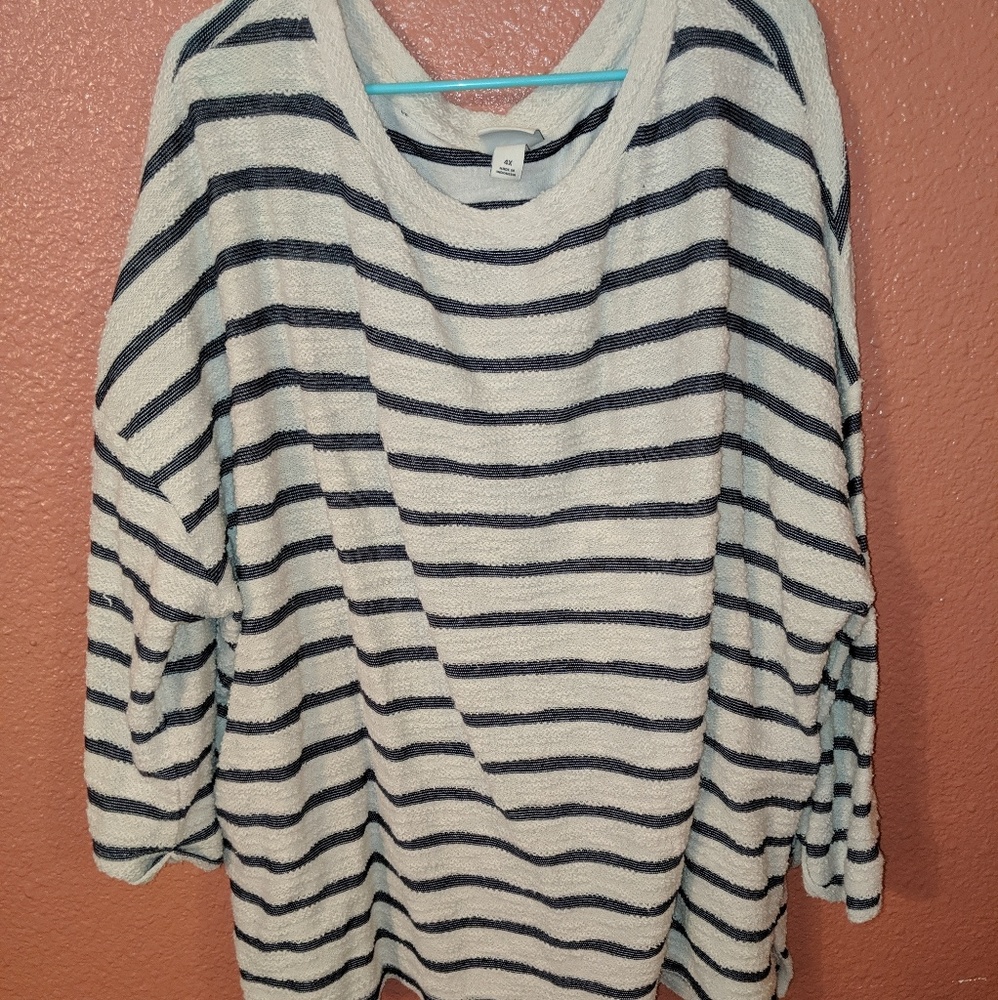 Ava & Viv 3/4 Sleeve top Size 4x